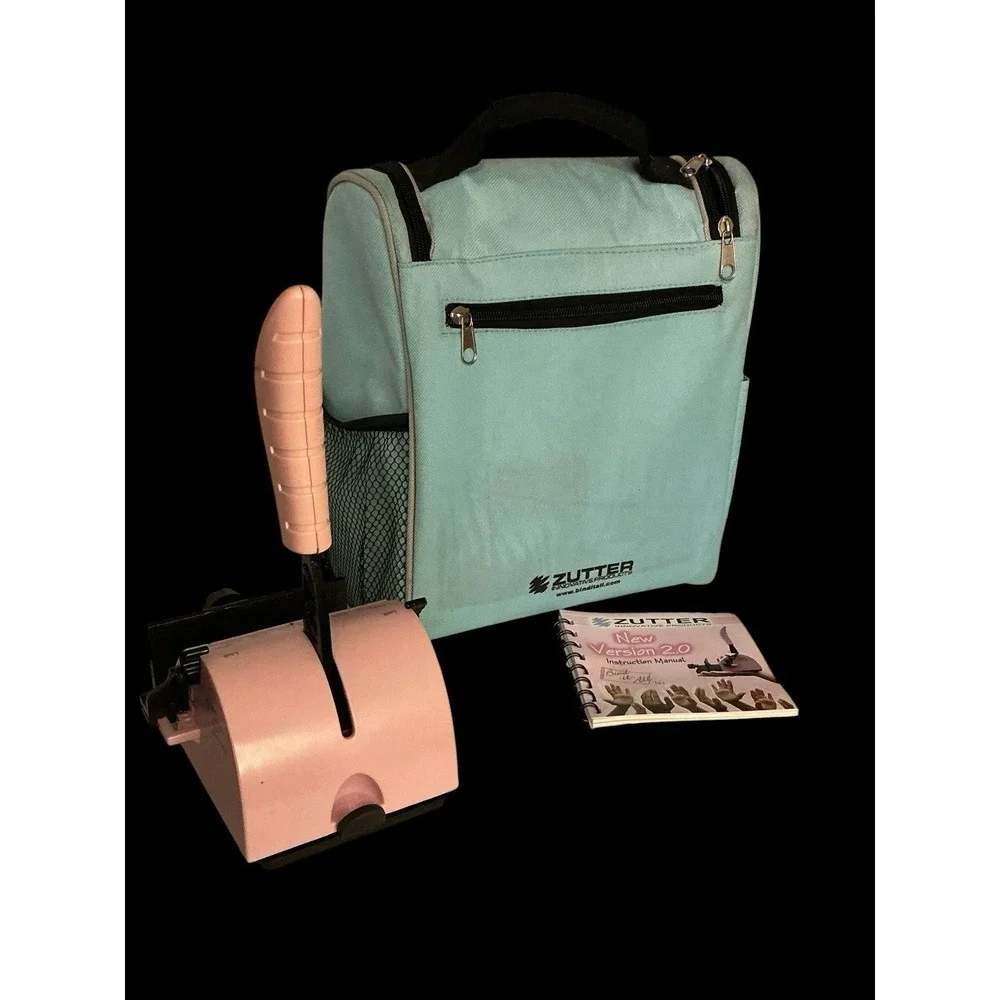 Zutter Bind-it-All V 2.0 Instruction Manual Carry Bag New Space Bar & Templates